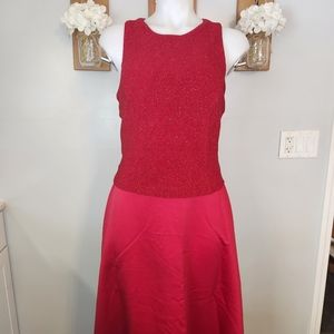 Patra Sparkle & Satin Sleeveless Formal Gown